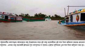 অবৈধ বালু উত্তোলন ও ট্রলার মালিককে ৩ লাখ টাকা জরিমানা ভ্রাম্যমান আদালতের 