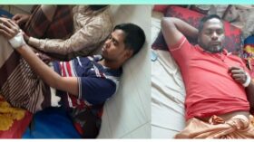 ধারালো অস্ত্র দিয়ে হামলা -আহত ৩