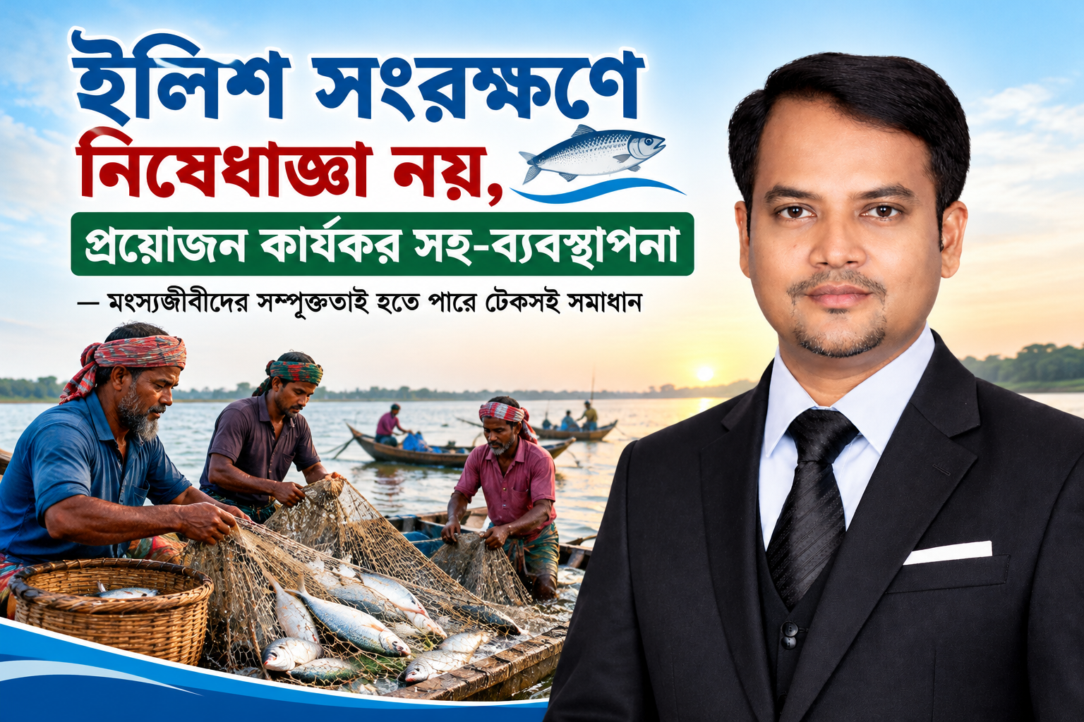 ইলিশ সংরক্ষণে অকার্যকর নিষেধাজ্ঞা নয়